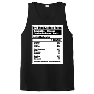 Med School Student Facts Medical Doctor Graduation Graphic Gift PosiCharge Competitor Tank