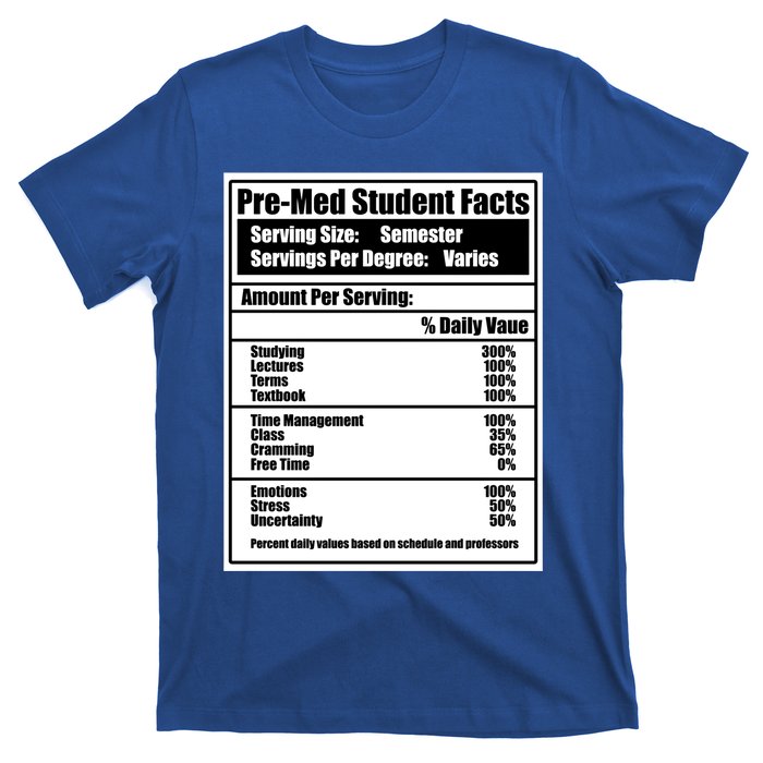 Med School Student Facts Medical Doctor Graduation Graphic Gift T-Shirt