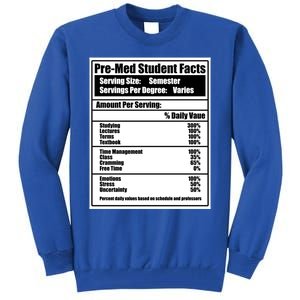 Med School Student Facts Medical Doctor Graduation Graphic Gift Tall Sweatshirt