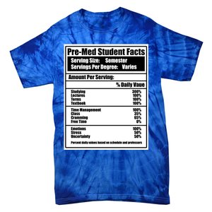 Med School Student Facts Medical Doctor Graduation Graphic Gift Tie-Dye T-Shirt