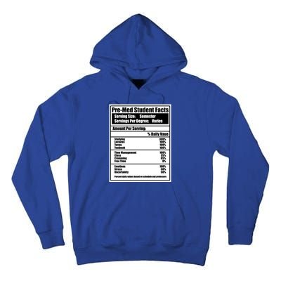 Med School Student Facts Medical Doctor Graduation Graphic Gift Tall Hoodie