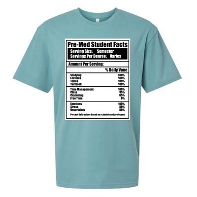 Med School Student Facts Medical Doctor Graduation Graphic Gift Sueded Cloud Jersey T-Shirt