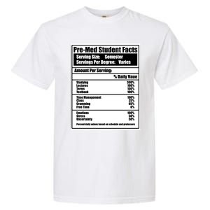 Med School Student Facts Medical Doctor Graduation Graphic Gift Garment-Dyed Heavyweight T-Shirt