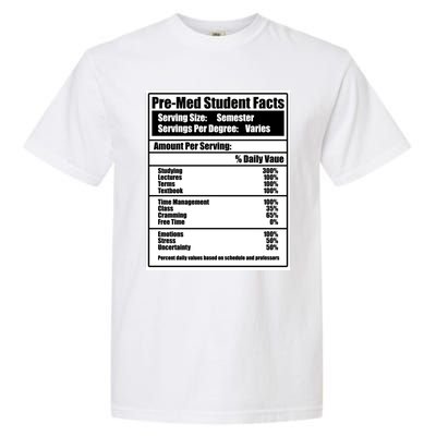 Med School Student Facts Medical Doctor Graduation Graphic Gift Garment-Dyed Heavyweight T-Shirt