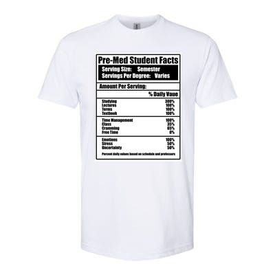 Med School Student Facts Medical Doctor Graduation Graphic Gift Softstyle CVC T-Shirt