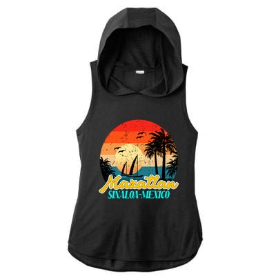 Mazatlan Souvenirs Sinaloa Mexico Vacation Vacay Mode Cute Gift Ladies PosiCharge Tri-Blend Wicking Draft Hoodie Tank