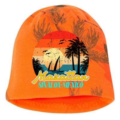 Mazatlan Souvenirs Sinaloa Mexico Vacation Vacay Mode Cute Gift Kati - Camo Knit Beanie