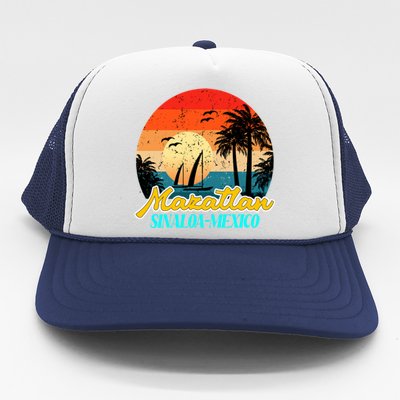 Mazatlan Souvenirs Sinaloa Mexico Vacation Vacay Mode Cute Gift Trucker Hat