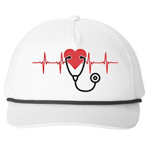 Med School Student Heartbeat Medical Graduate Doctor Graphic Cool Gift Snapback Five-Panel Rope Hat