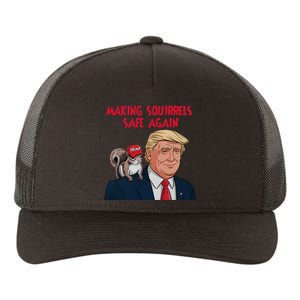 Make Squirrels Safe Again Squirrels For Trump 2024 Maga Yupoong Adult 5-Panel Trucker Hat