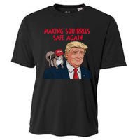 Make Squirrels Safe Again Squirrels For Trump 2024 Maga Cooling Performance Crew T-Shirt