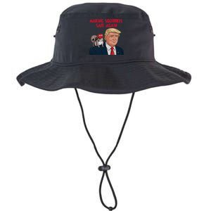 Make Squirrels Safe Again Squirrels For Trump 2024 Maga Legacy Cool Fit Booney Bucket Hat