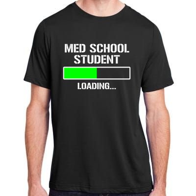 Med School Student Loading Funny Medical School Doctor Great Gift Adult ChromaSoft Performance T-Shirt