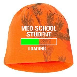 Med School Student Loading Funny Medical School Doctor Great Gift Kati - Camo Knit Beanie