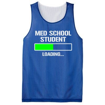 Med School Student Loading Funny Medical School Doctor Great Gift Mesh Reversible Basketball Jersey Tank