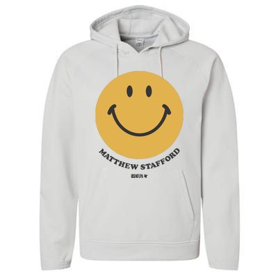 Matthew Stafford Smile Performance Fleece Hoodie