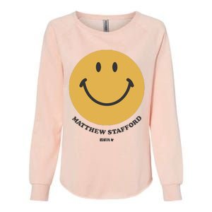 Matthew Stafford Smile Womens California Wash Sweatshirt