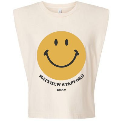 Matthew Stafford Smile Garment-Dyed Women's Muscle Tee