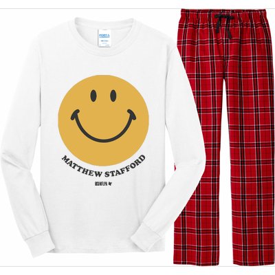 Matthew Stafford Smile Long Sleeve Pajama Set