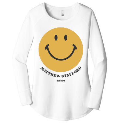 Matthew Stafford Smile Women's Perfect Tri Tunic Long Sleeve Shirt