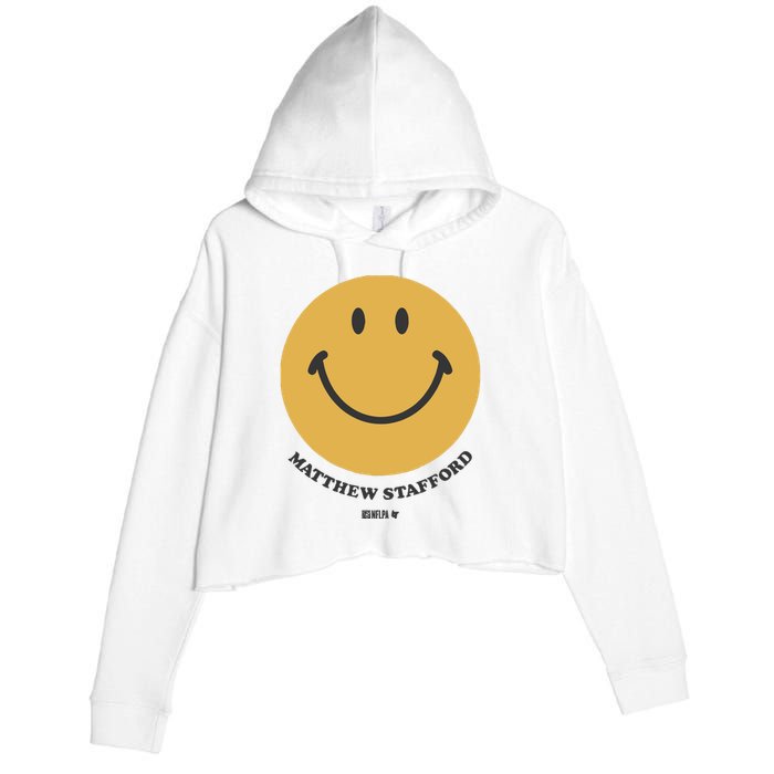 Matthew Stafford Smile Crop Fleece Hoodie