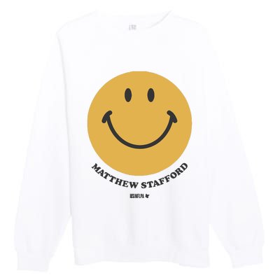 Matthew Stafford Smile Premium Crewneck Sweatshirt