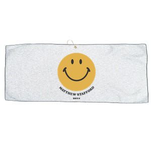 Matthew Stafford Smile Large Microfiber Waffle Golf Towel