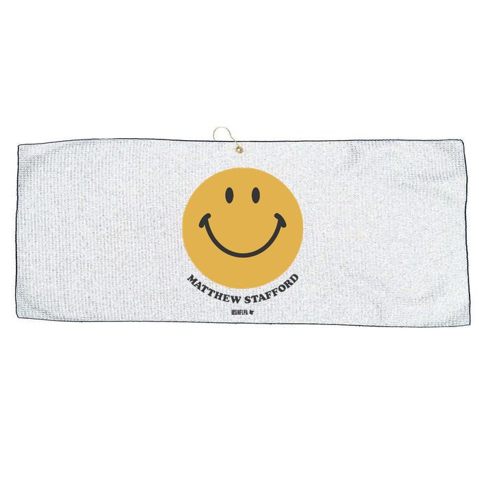 Matthew Stafford Smile Large Microfiber Waffle Golf Towel