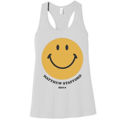 Matthew Stafford Smile Women's Racerback Tank