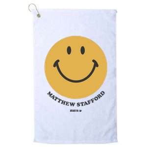 Matthew Stafford Smile Platinum Collection Golf Towel