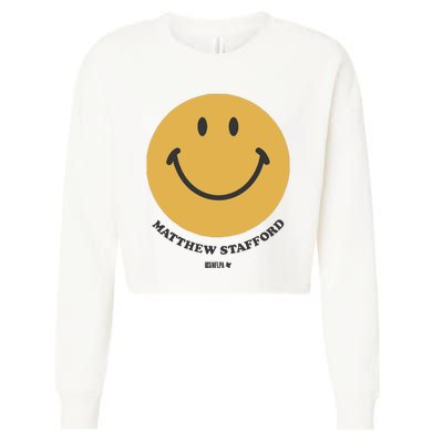 Matthew Stafford Smile Cropped Pullover Crew