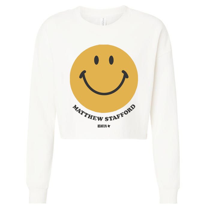 Matthew Stafford Smile Cropped Pullover Crew