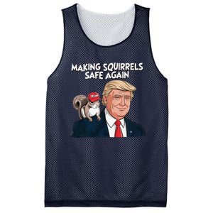 Make Squirrels Safe Again Trump 2024 Squirrels For Trump Mesh Reversible Basketball Jersey Tank