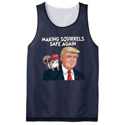 Make Squirrels Safe Again Trump 2024 Squirrels For Trump Mesh Reversible Basketball Jersey Tank