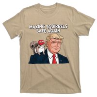 Make Squirrels Safe Again Trump 2024 Squirrels For Trump T-Shirt