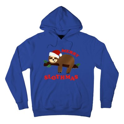 Merry Slothmas Sleepy Christmas Pajamas Dream Come True Cool Gift Hoodie