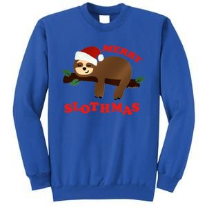 Merry Slothmas Sleepy Christmas Pajamas Dream Come True Cool Gift Sweatshirt