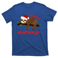 Merry Slothmas Sleepy Christmas Pajamas Dream Come True Cool Gift T-Shirt