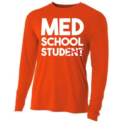 Med School Student Stud Funny Medical School Doctor Cute Gift Cooling Performance Long Sleeve Crew