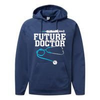 Medical School Student Funny Future Doctor In Training Performance Fleece Hoodie