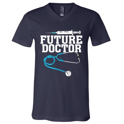 Medical School Student Funny Future Doctor In Training V-Neck T-Shirt