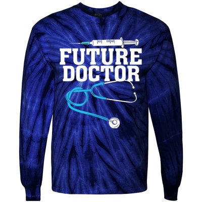 Medical School Student Funny Future Doctor In Training Tie-Dye Long Sleeve Shirt