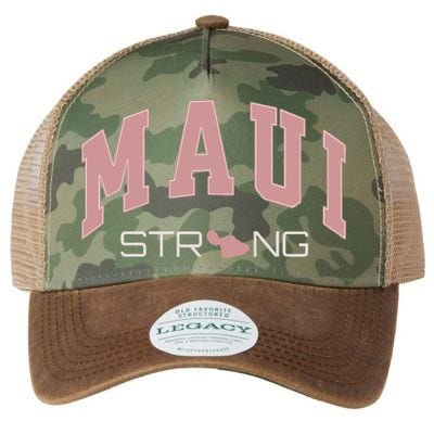 Maui Strong Support Lahaina Hawaii Legacy Tie Dye Trucker Hat