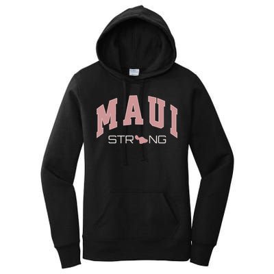 Maui Strong Support Lahaina Hawaii Women's Pullover Hoodie