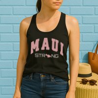 Maui Strong Support Lahaina Hawaii Womens Tank Top