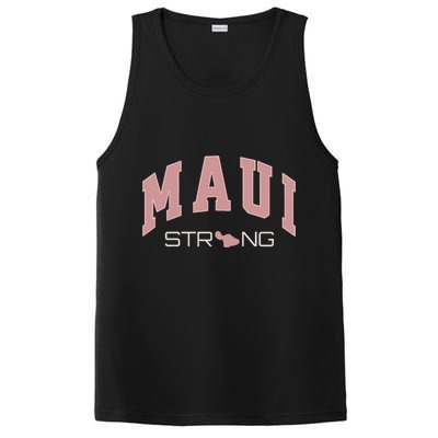 Maui Strong Support Lahaina Hawaii PosiCharge Competitor Tank