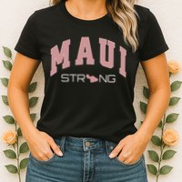 Maui Strong Support Lahaina Hawaii Womens T-Shirt