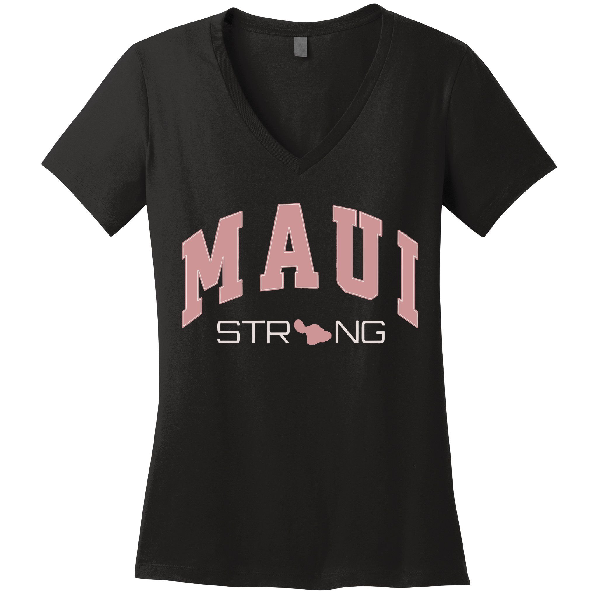 Maui Strong Support Lahaina Hawaii Women's V-Neck T-Shirt