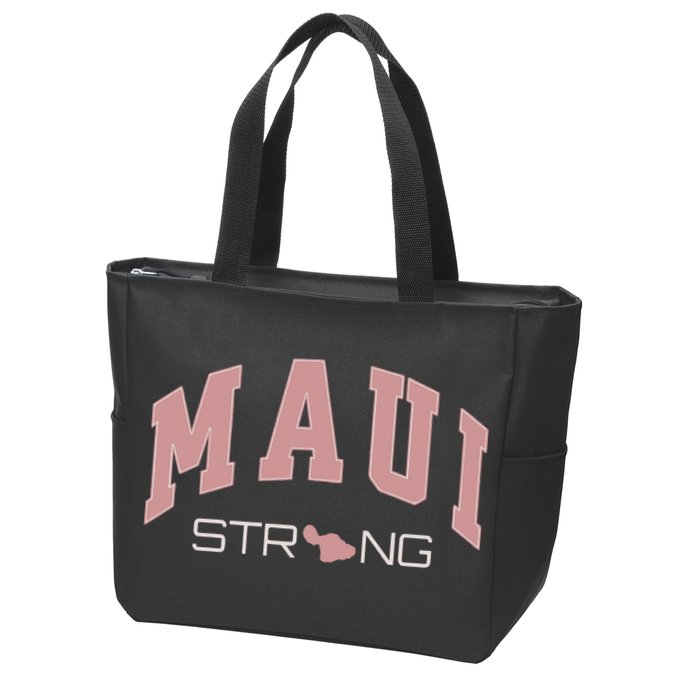 Maui Strong Support Lahaina Hawaii Zip Tote Bag