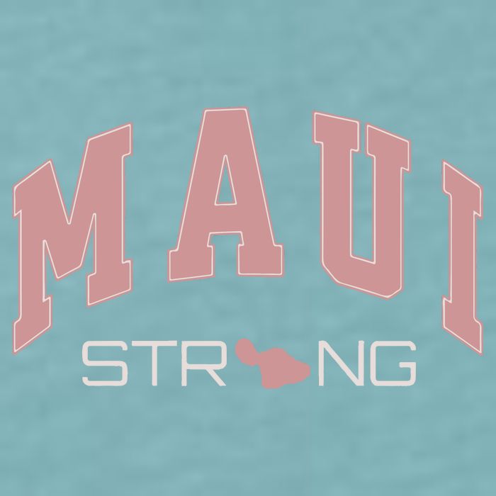 Maui Strong Support Lahaina Hawaii Sueded Cloud Jersey T-Shirt
